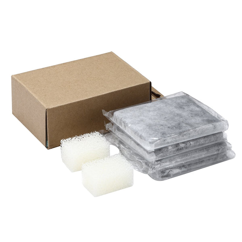 [Australia] - isYoung Corner Pet Foutain Filter Cotton Activeted Carbon Filters(4 Filters + 2 Sponges) 