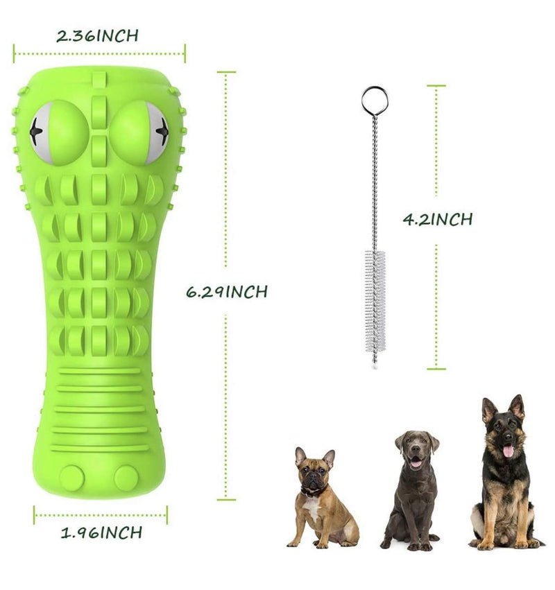 That's Ideal Marketplace Dog Puppy Dental Toothbrush, Chew Dog Puppy Toy, Crocodile Dog Toy, Natural Dog Chew, Solid Rubber Dog Teething Chew, Large Dog Toy, Dog Treat Toy, Indestructible Dog Toy, - PawsPlanet Australia