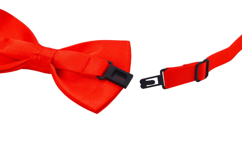 [Australia] - Amajiji Formal Dog Bow Ties for Medium & Large Dogs (D112 100% Polyester) Red 