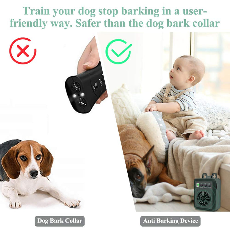 [Australia] - Kaier cat Ultrasonic Anti Barking Device - Dog Bark Control with 4 Adjustable Levels, USB Rechargeable Automatic Stop Dog Bark Deterrent 50 Feet Effective, 100% Pet & Human Safe 