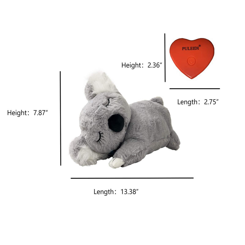 PULEIDI Heartbeat Puppy Toy - Puppy Behavioral Training Aid Toy for Anxiety Relief, Comfort Sleep Toys with Automatic Timing Heart Beat for Puppy Dogs Koala - PawsPlanet Australia