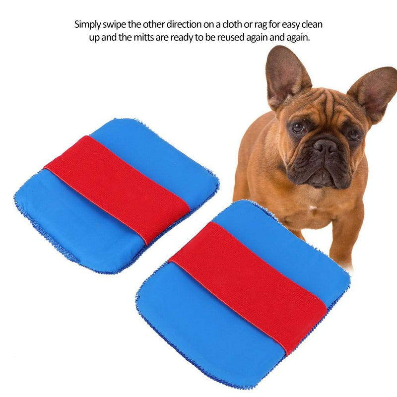 Oumefar Easy Cleanup Pet Hair Removal Mini Brush Efficient Pet Hair Removal Mitts Hair Grooming Dehairer for Tiny Dogs Cats - PawsPlanet Australia