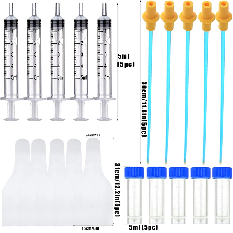 5 Set Dog Artificial Insemination Kit,Dog Breeding Kit, Artificially Inseminate Dog Kit, Insemination Breeder Kit Pet Supplies, AI Artificial Insemination Dog Breeding Kit for Small and Medium Pets - PawsPlanet Australia