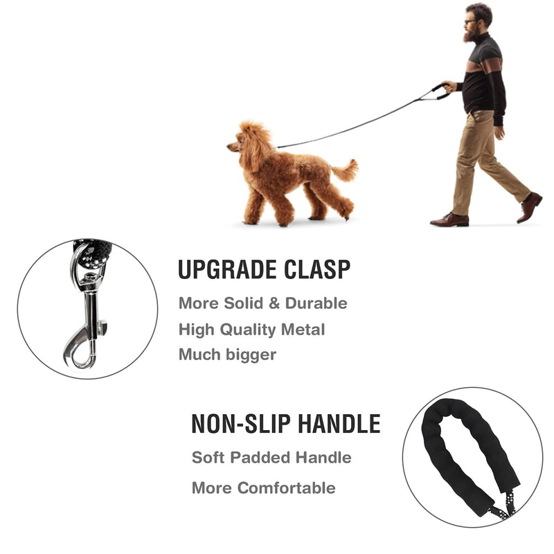 Dog Training Lead,Long Leads Rope Nylon Floatable Long Reflective Recall Dog Training Rope with Comfortable Handle for Hiking,Camping,Walking (33FT/10M) 33FT/10M - PawsPlanet Australia