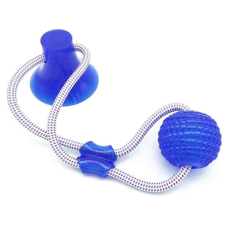 INTVN Multifunction Pet Molar Bite Toy, Dog Bite Toy, Pet Chew Ball Toy with Suction Cup, Multifunction Pet Molar Bite Toy for Molar, Teeth Cleaning, Play - PawsPlanet Australia