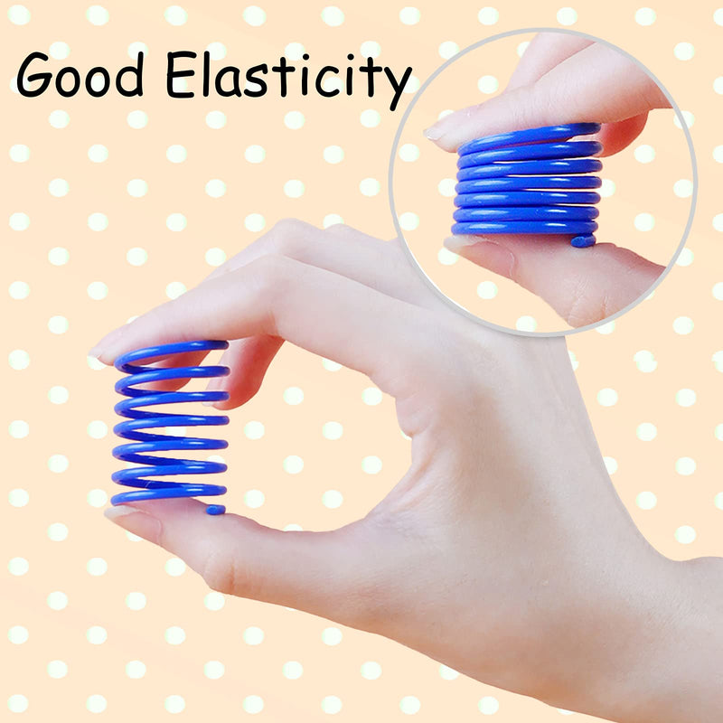SOGAYU 40 Pack Cat Spring Toys, Durable Plastic Coils for Indoor Active - Colorful 1 Inch Spirals Spring Fitness Play for Cat Kitten Pets - PawsPlanet Australia