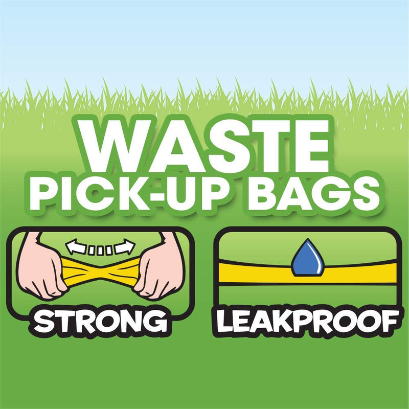 Bags On Board Dog Poop Bags | Strong, Leak Proof Dog Waste Bags | 9 x14 Inches Blue - PawsPlanet Australia