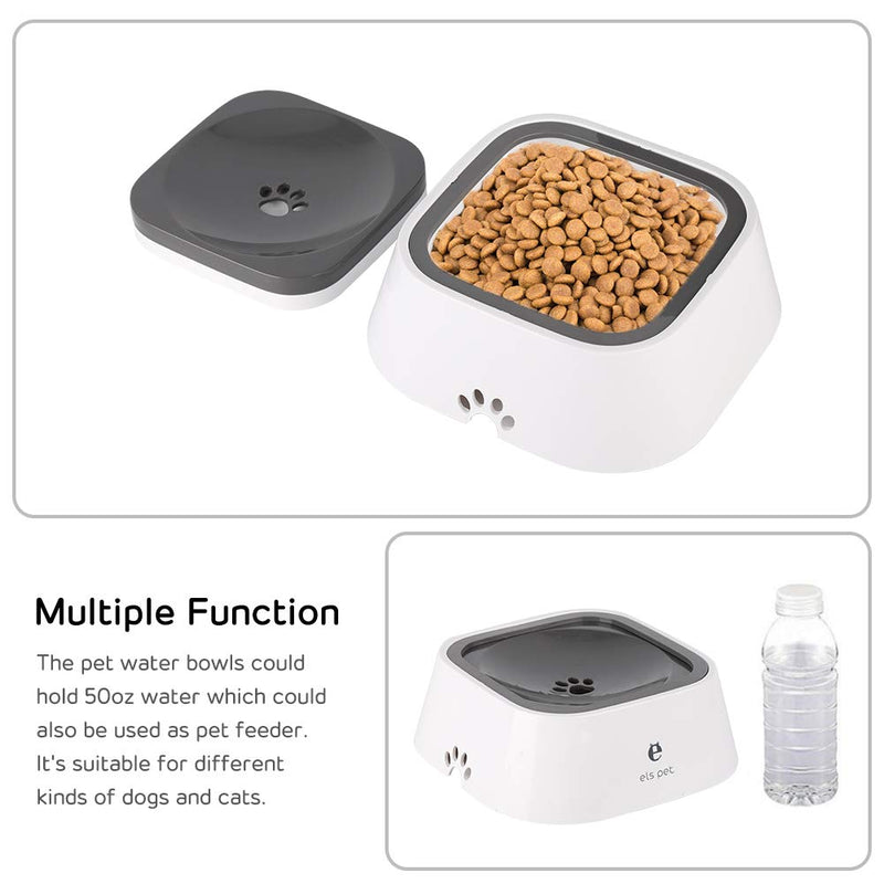 YOUTHINK Pet Water Bowl Anti-Spill Automatic Dog Bowl Vehicle Carried Floating Bowl Slow Water Feeder for Dogs Cats. - PawsPlanet Australia