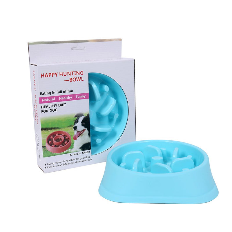 [Australia] - JKC HOME-STAR Dog Bowls Slow Feeder Fun Feeder Slow Feed Stop Bloat Dog Bowl Durable Non-Slip Pet Drink Water Bowl 