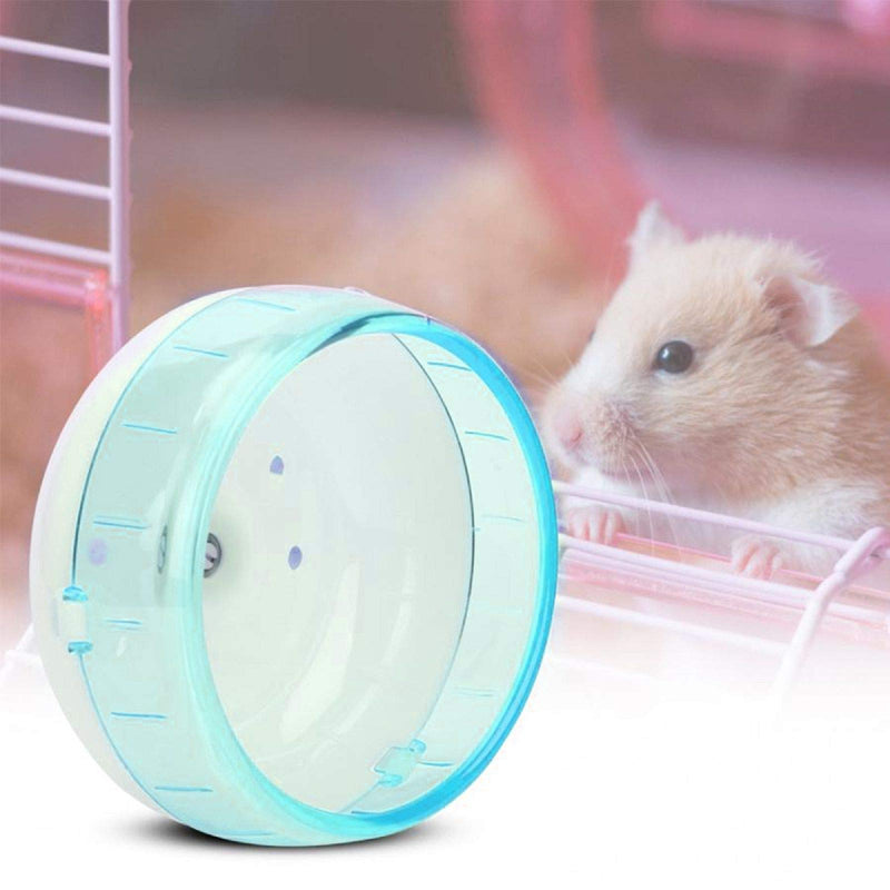 Gojiny Hamster Running Wheel,4.7/12cm Plastic Silent Roller Exercise Running Wheel for Hamster Guinea Pig Small Animals (Blue) Blue - PawsPlanet Australia