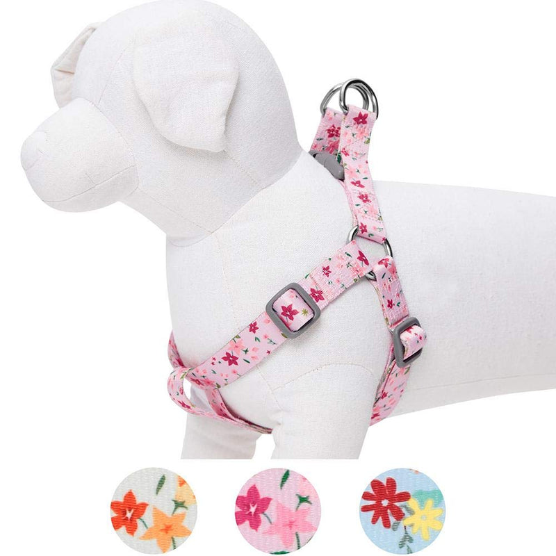 Umi. Essential Made Well Floral Dog Harness, Chest Girth 51cm-66cm, Pink, Medium, Adjustable Harnesses for Dogs - PawsPlanet Australia