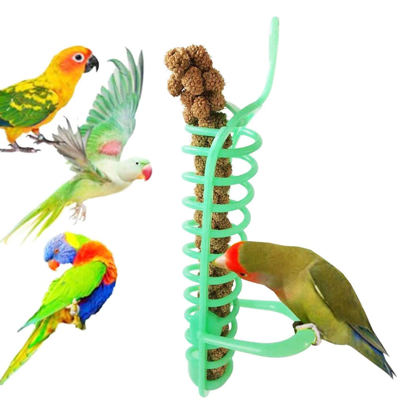 Tengcong Tech 6 Pieces Bird Swing Toys Parrot Cage Toys Bird Foraging Toy Parrot Fruit Vegetable Holder Hanging Seed Feeder Toy for Small Medium BirdsCockatiels, Love Birds, Finches - PawsPlanet Australia