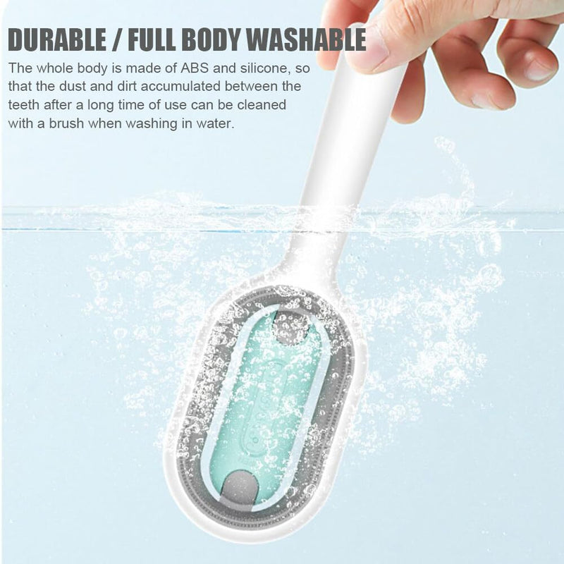 Cat brush with water, 2 pieces pet hair removal comb with water tank, pet dog brush, cat brush long hair, undercoat cleaning brush for pet hair, pet hair brush for dogs and cats - PawsPlanet Australia