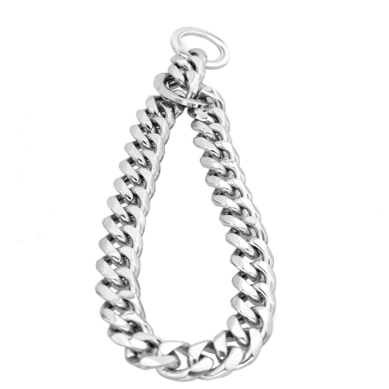 [Australia] - GZMZC 12/15/19mm Strong 316L Stainless Steel Curb Cuban Link Chain Dog Choker Collar 12-36inch 12mm width 26" recommend dog's neck:22" 