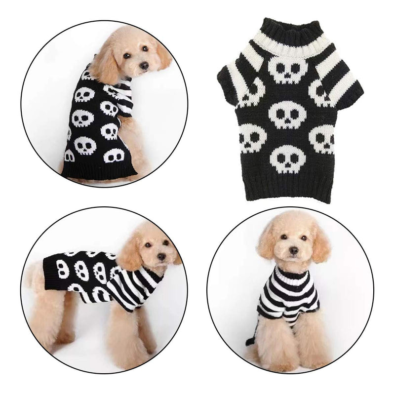 Pet Dog Sweater Creative Personality Winter Warm Clothes Knitwear for Cold Weather Walking Outdoor Sports Size XS - PawsPlanet Australia