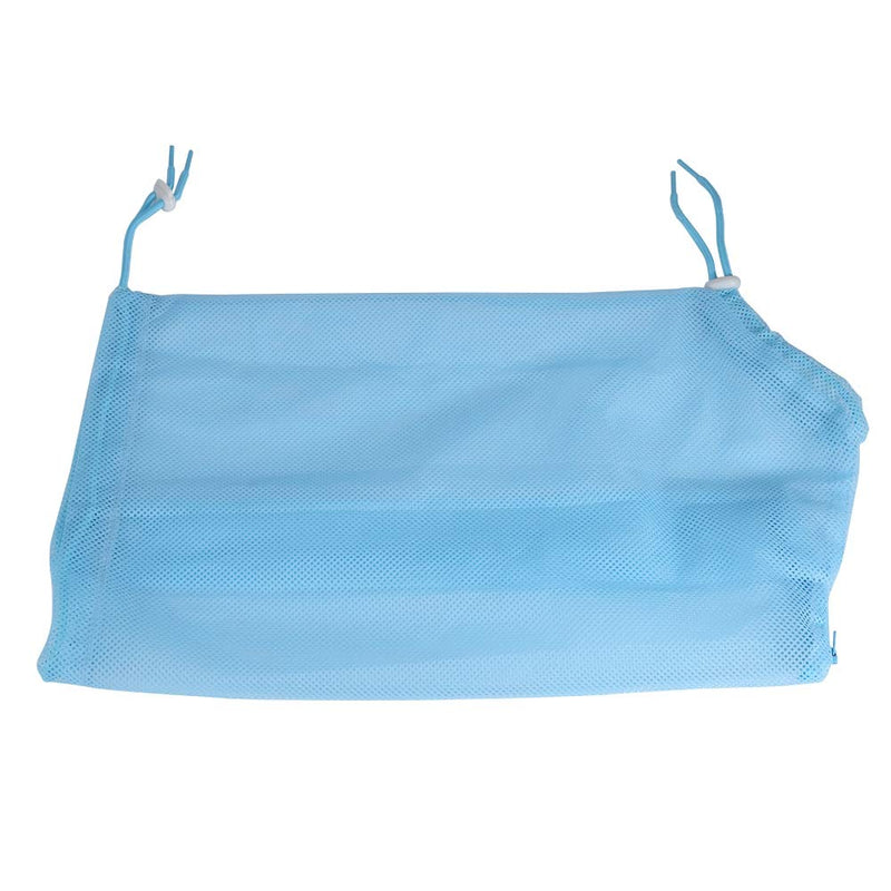 Cat Grooming Bag, Adjustable Cat Restraint Mesh Bag Pet Shower Bathing Washing Bag for Nail Trim Examining Ear Clean Injecting (Blue) Blue - PawsPlanet Australia
