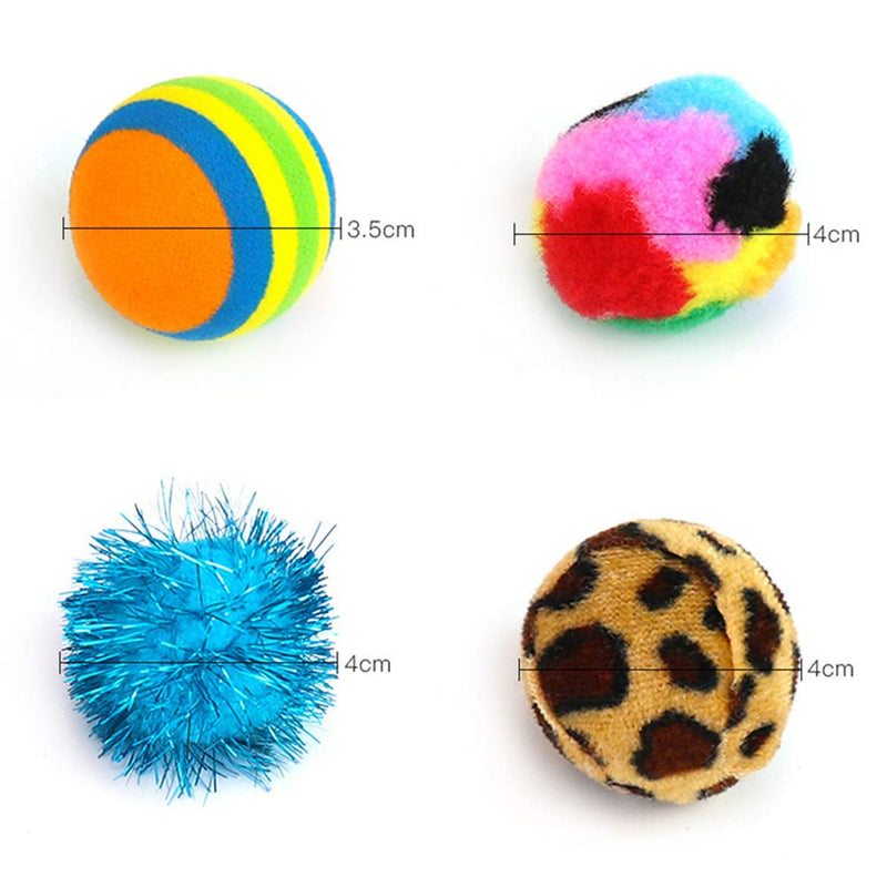 [Australia] - yuman 14 Pcs Pet Cat Toy Set Cat Toy Mouse Bell Ball Set Creative Pet Supplies Suit Tease Stick Mouse Ball Talk Cat Toy 