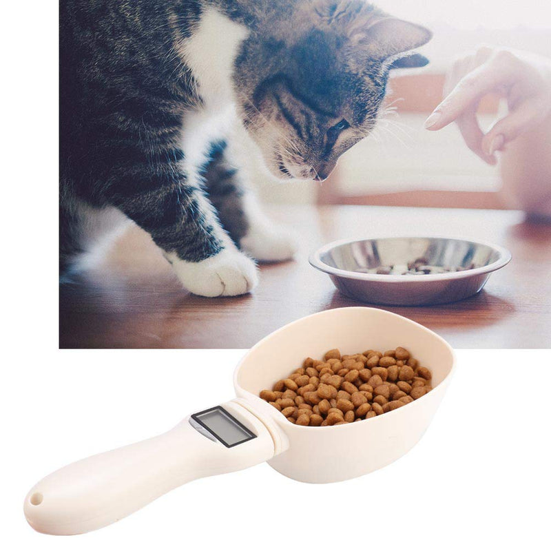 DAUERHAFT Pet Food Measuring Scoop,Digital Spoon Scale,Pet Food Electronic Weighing Measuring Spoon,Dog Cat Food Detachable Measuring Spoon - PawsPlanet Australia