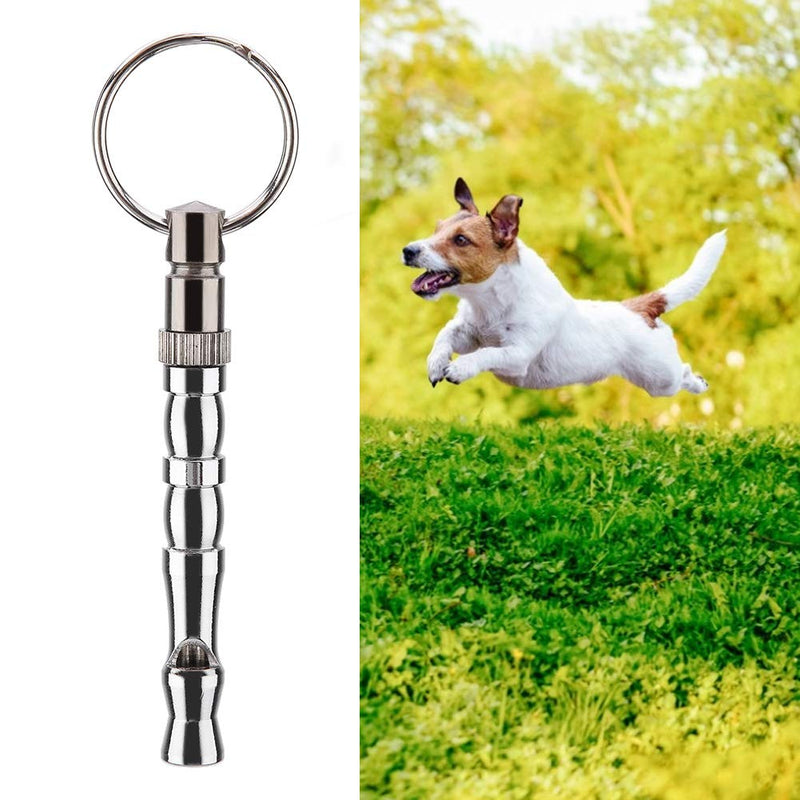 Portable Dog Training Whistle Metal Pigeon Training Whistle Dog Training Tool Pet Behavior Trainer with Keyring for Obedience and Recall - PawsPlanet Australia