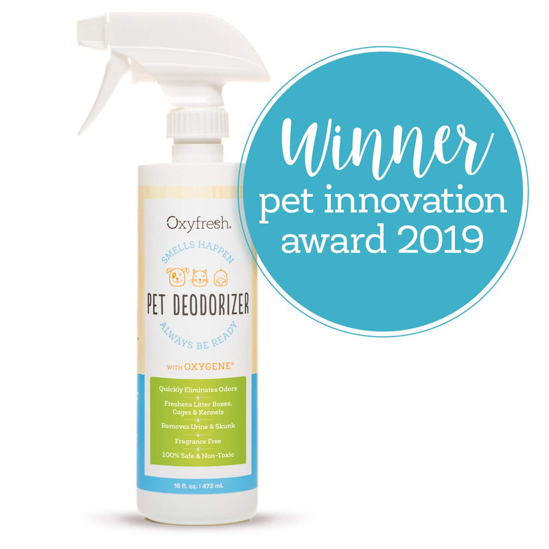 [Australia] - Oxyfresh All Purpose Pet Deodorizer for Dogs and Cats – Non Toxic Pet Deodorizer Spray. Perfect for Every Kind of Pet Odor: Kennel Odors, Kitten Litter Boxes, Urine, Skunk. 16 oz. 