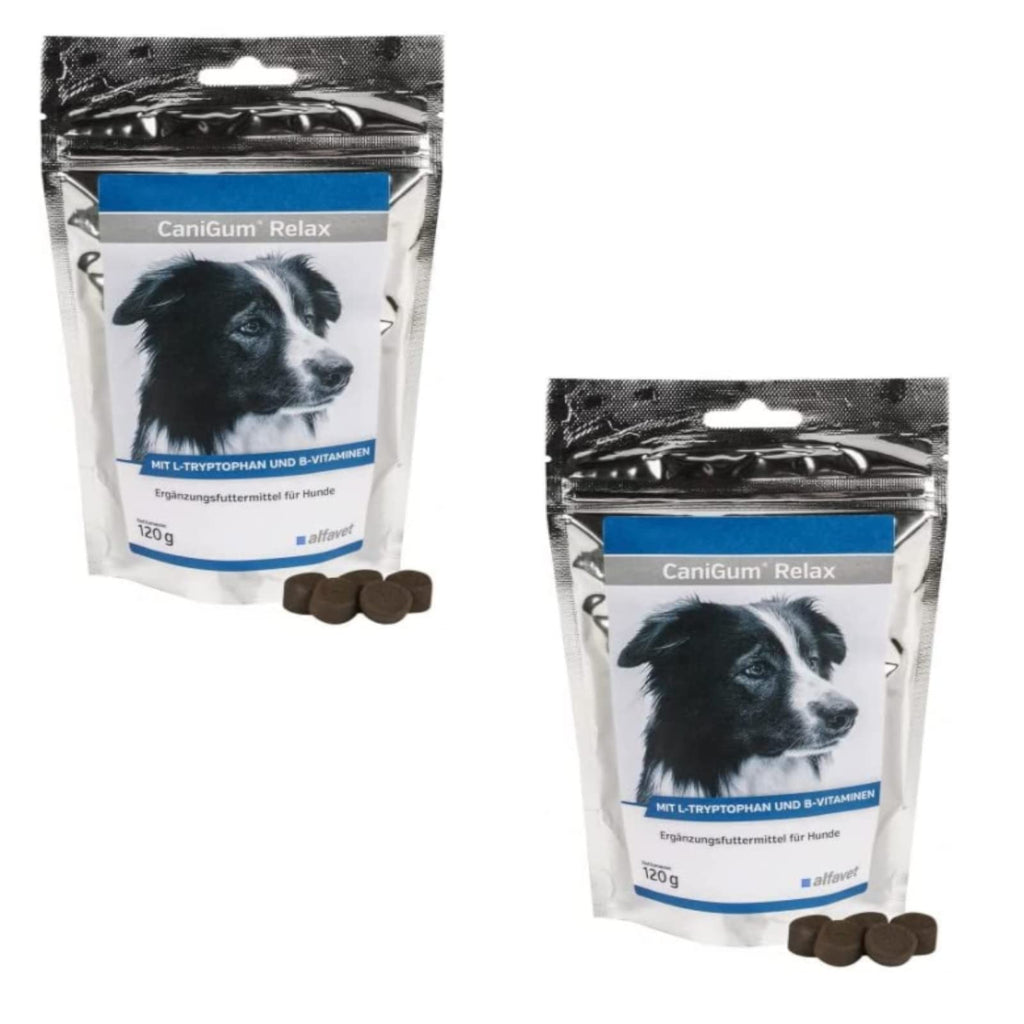 Alfavet CaniGum Relax for dogs - double pack - 2 x 120g - PawsPlanet Australia