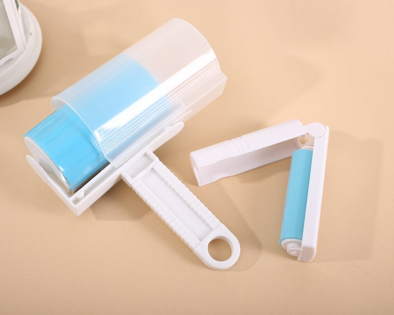 iLifeTech Reusable Sticky Picker Set Cleaner Lint Roller Pet Hair Remover Brush, Blue 4" Medium Set - PawsPlanet Australia