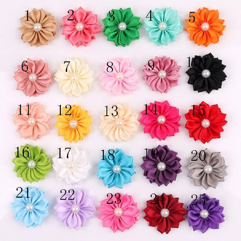 WONSEN 20PCS (10 Paris) Dog Hair Clips Grooming Girl Puppy Pet Dog Hair Bows Topknot Bowknot Party Birthday Grooming Accessorie 10 Colors 20PCS(10 Paris) - PawsPlanet Australia