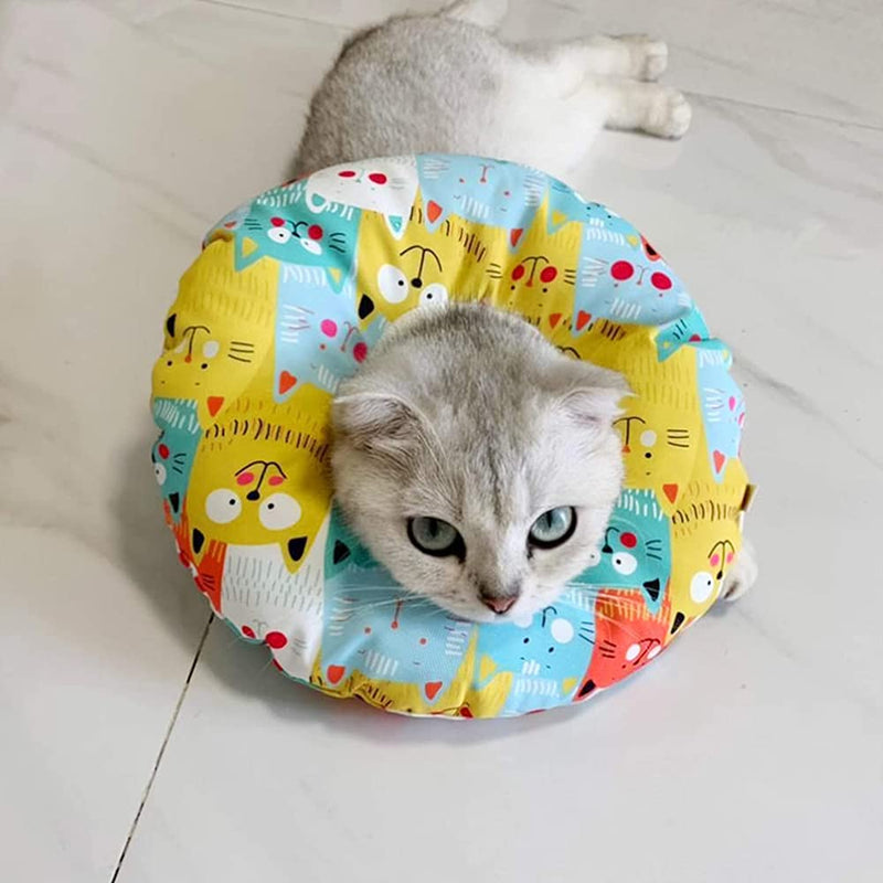 Bhina soft cat collar, cat collar soft, cat soft collar, anti-bite adjustable collar, pet protective collar, adjustable size, suitable for the postoperative recovery of cats and dogs - PawsPlanet Australia