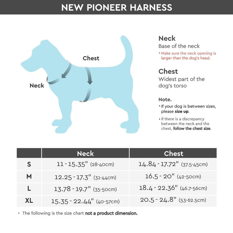 [Australia] - Gooby - Pioneer Dog Harness, Small Dog Head-in Harness with Control Handle and Seat Belt Restrain Captability Red Small Chest (14.8-17.7") 