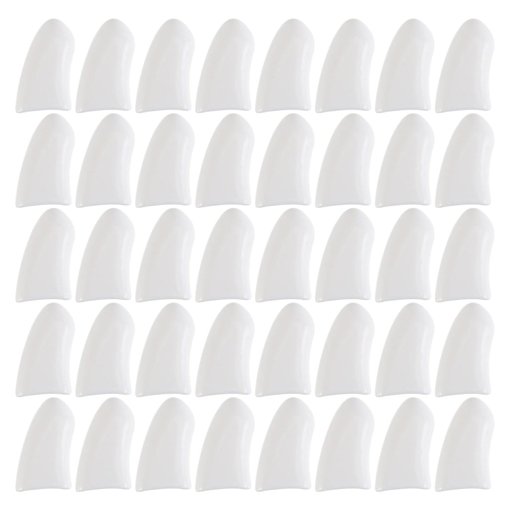 UKCOCO cat claw nail caps: cover cat caps cat claw covers nail caps claw protection for cats dogs pets, 40 pieces white 1 x 0.9 cm - PawsPlanet Australia