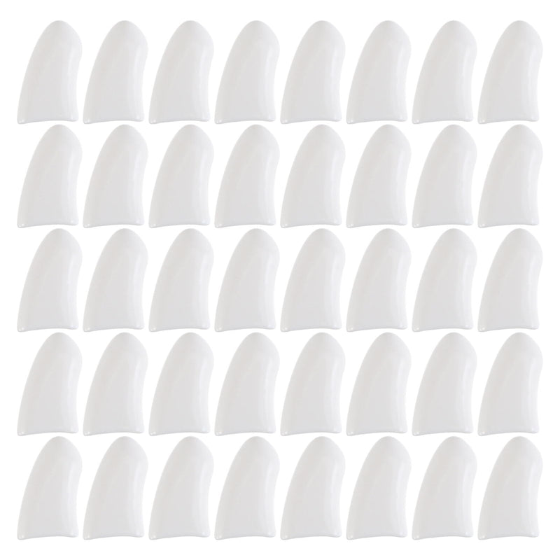 UKCOCO cat claw nail caps: cover cat caps cat claw covers nail caps claw protection for cats dogs pets, 40 pieces white 1 x 0.9 cm - PawsPlanet Australia