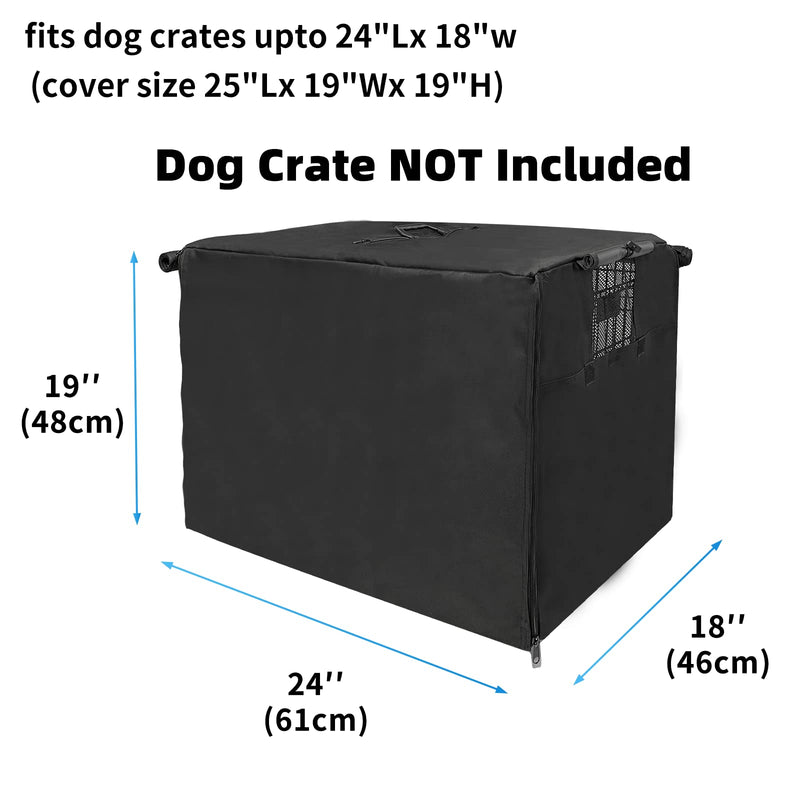 Dog Crate Cover Pet Kennel Cover for 24 Inch Wire Cage with1 2 3 Doors. Durable Waterproof 600D Oxford Fabric Indoor/Outdoor - PawsPlanet Australia