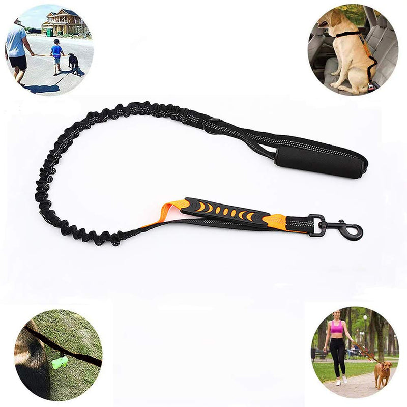 Retractable dog leash large dogs, dual handles, adjustable hands-free leash, reflective running leash, 360° rotation increase adjustable, reflective stitching for medium to large dogs, jogging - PawsPlanet Australia