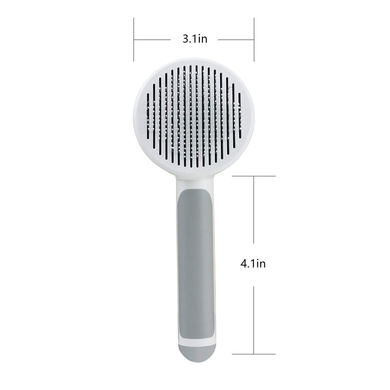 HUAWIND Self Cleaning Pet Grooming Brush, Deshedding Tools for Dogs & Cats Effectively Reduces Shedding by up to 95%, Gentle Pet Shedding Tools - PawsPlanet Australia