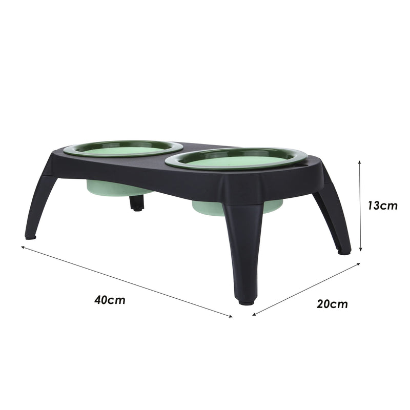 VFM - Pet Twin Travel Collapsible Portable Feeding Bowls - PawsPlanet Australia