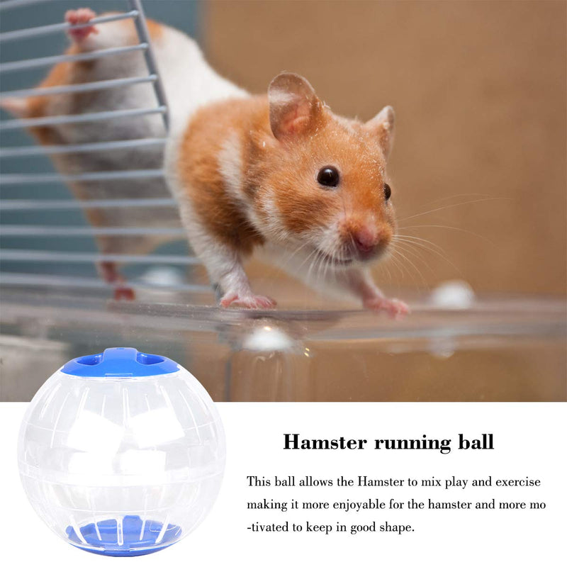 ZUKIBO Hamster Running Ball, Silent Hamster Exercise Ball for Small Animal Pet, Hamster Wheel Cover 4.8 Inch, Cool Hamster Things - PawsPlanet Australia