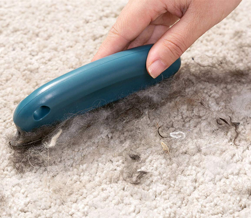 YUKAKI Pet Hair Remover Brush for Cat Dog Pet Hair Remover Professional Comb Lint Remover for Cleaning Carpets, Sofas, Clothing, Blankets, Home Furniture and Car Interiors Dark blue - PawsPlanet Australia