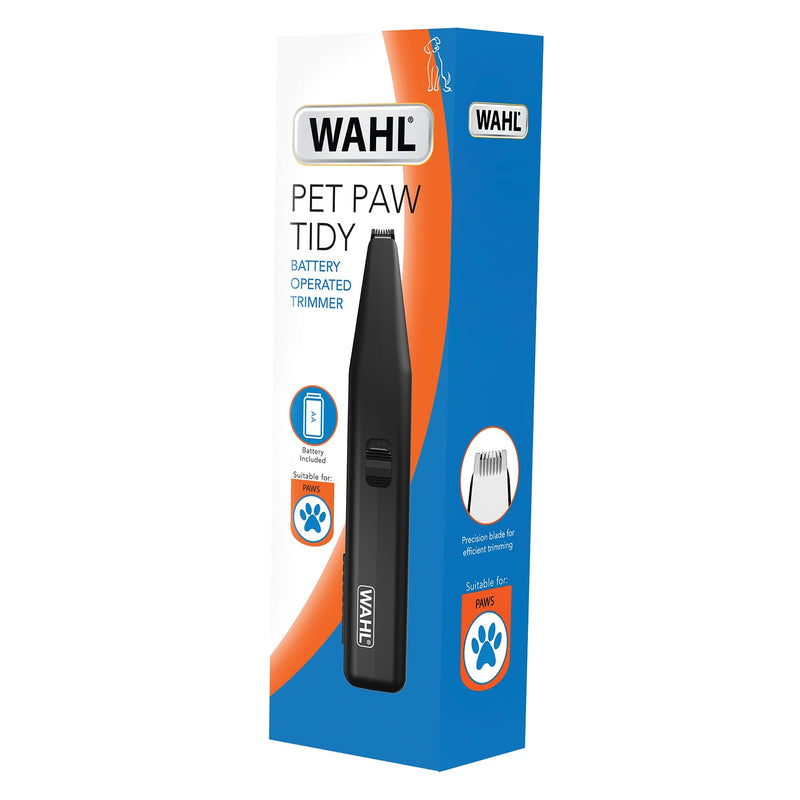 Wahl Paw Tidy Battery Operated Trimmer, Paw Trimmer for Pets, Battery Trimmer for Dogs, Dog Trimmer, Small Pet Trimmers, Lightweight, Trim Small Areas Pet Detailer Trimmer Single - PawsPlanet Australia