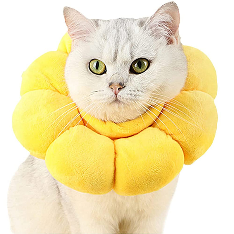 Pet protective collar, neck collar, cat collar, soft, cat recovery collar, adjustable cat recovery collar, for cats, puppies, pet anti bite, leak, surgery, wound healing - PawsPlanet Australia