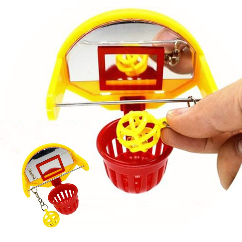 N\A Bird Training Toy, Parrot Basketball Toy, Mini Basketball Toy, Parrots Cage Toy for Budgie Parakeet Canary - PawsPlanet Australia