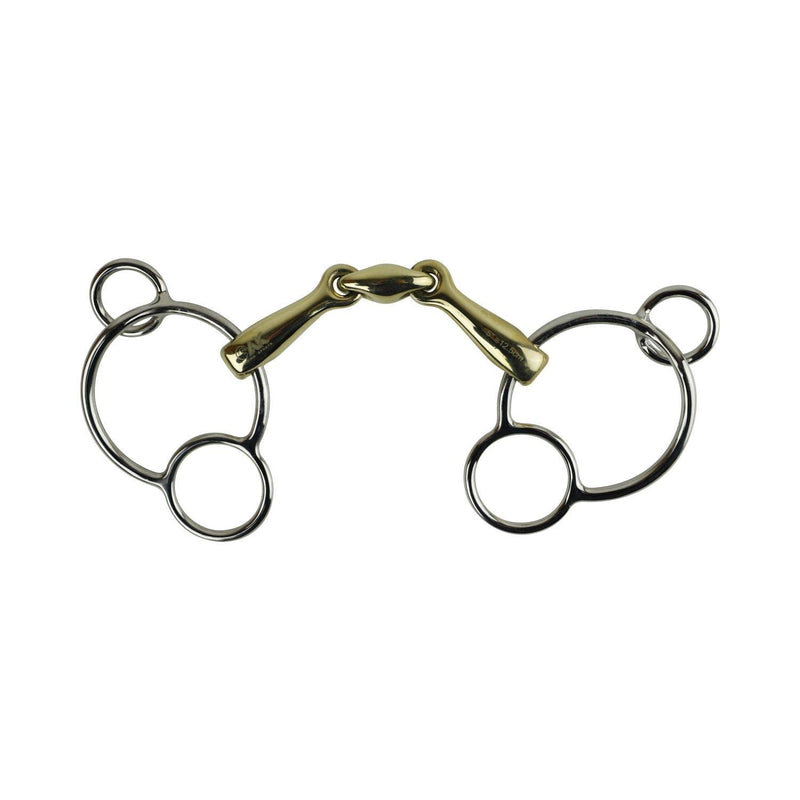 AK Universal Loose Ring Lozenge with German Silver Mouthpiece AKRS-2626 (4.75", German-Silver) 4.75" - PawsPlanet Australia