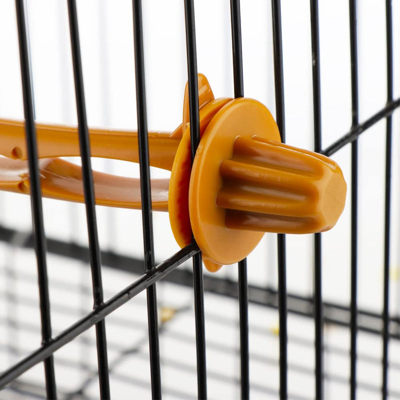 2 PCS Bird Perches Canary Finch Budgie Cage Universal Plastic Stand Stick Toy Holders, 8.7 Inches - PawsPlanet Australia