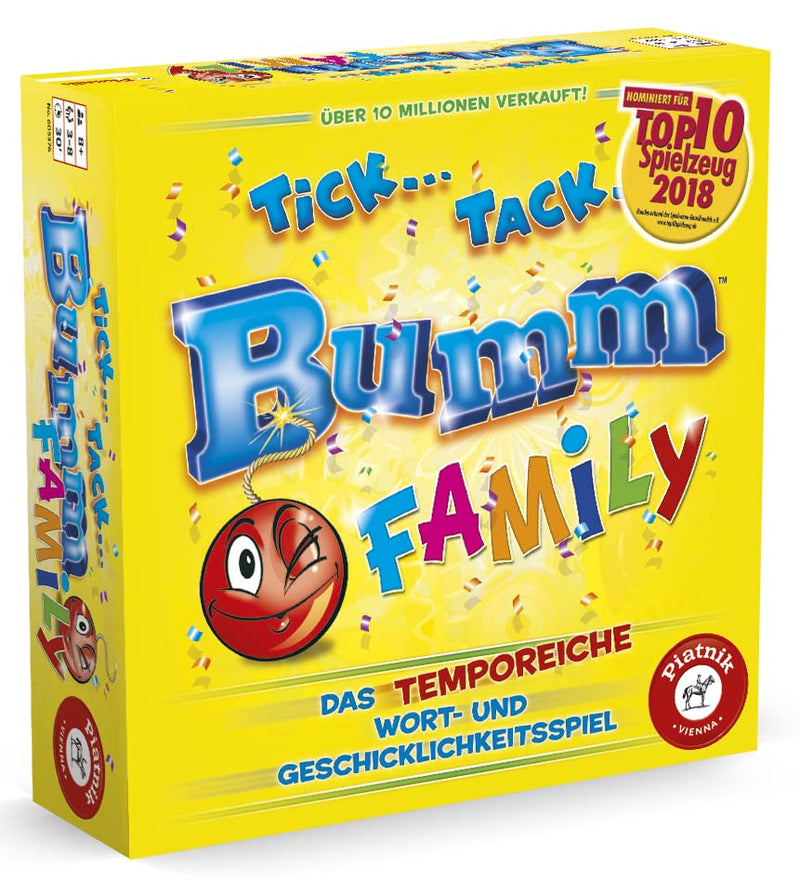 Piatnik PIA06053 Tick Tack Bumm Family 6053 - PawsPlanet Australia