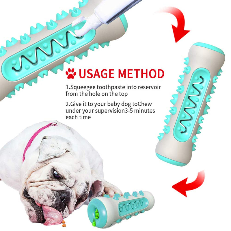 Dog Toothbrush Stick, Non-toxic Dog Chew Toy Puppy Dental Care Brushing Toy Chews Tooth Brush Toy Effective Doggy Teeth Cleaning Massager Bite Resistant for Small Medium Pets Dogs (Fit 15 lbs-50 lbs) - PawsPlanet Australia