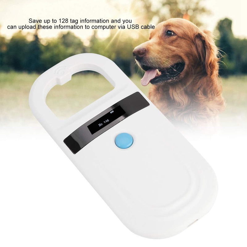 USB Charging Pet Microchip Reader 134.2kHz / 125kHz Animal ID Reader OLED Display Pet Tag Scanner Support FDX-B EMID Microchips - PawsPlanet Australia