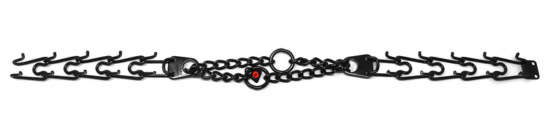 Herm Sprenger Black Stainless Steel Prong Dog Training Collar Ultra-Plus Pet Pinch Collar No-Pull Collar for Dogs Anti Pull Training Collar Made in Germany 16in (41cm) x 2.25mm - PawsPlanet Australia
