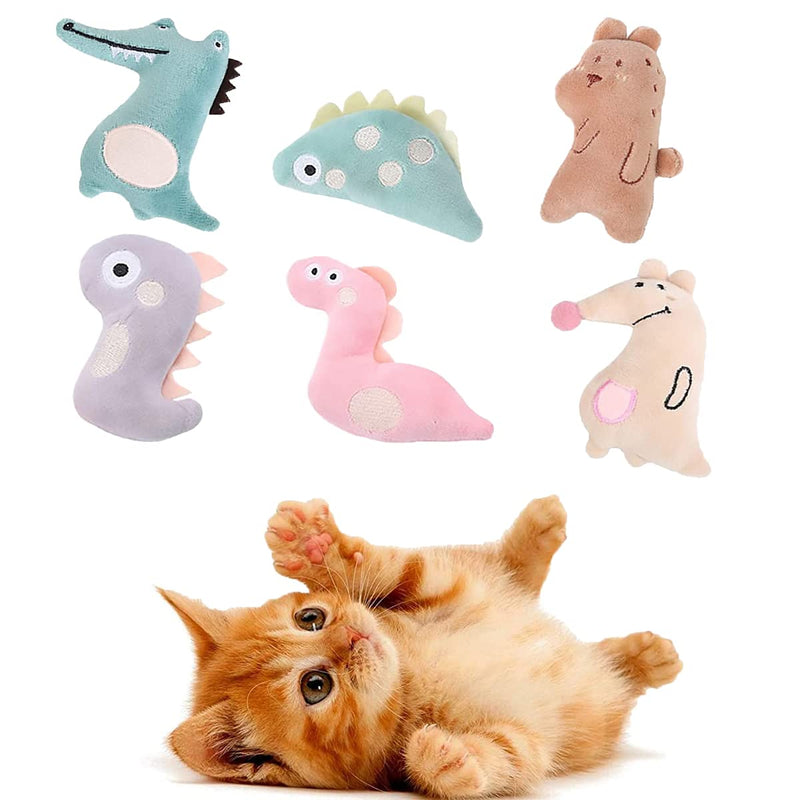 NEMER 6Pcs Catnip Filled Cat Toys,Interactive chew Toy Catnip,Catnip Toy for Cats,Cat Chew Toy,pet Accessories, Catnip, cat Toy - PawsPlanet Australia