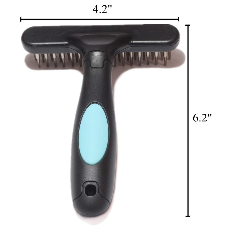 [Australia] - Maxpower Planet Pet Grooming Brush Undercoat Shedding Comb for Dogs and Cats 