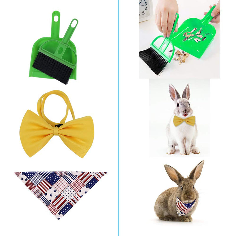 [Australia] - Humorous.P Rabbit Litter Small Animal Litter Potty Trainer Corner Box Toilet Triangle-Sky Blue 