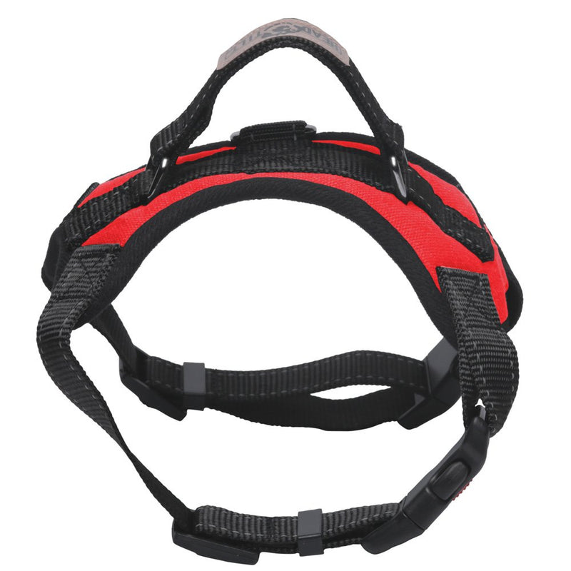 [Australia] - Head Tilt Adjustable Padded Dog Harness Small Red 